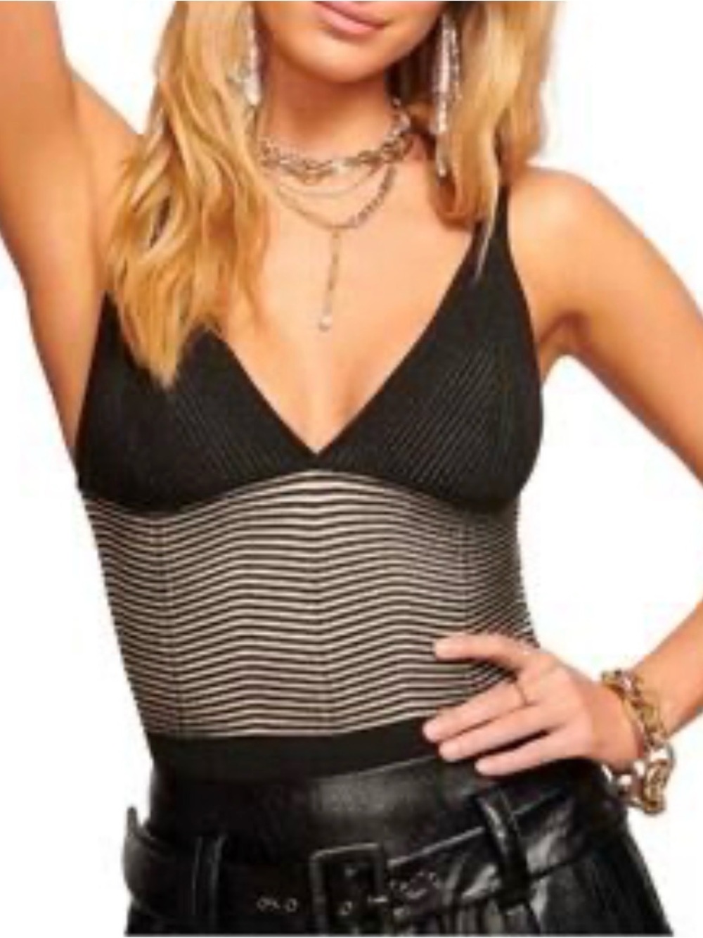Ramy Brook Madeline Tank Top NWT Black Ottoman Size Medium - Picture 1 of 5